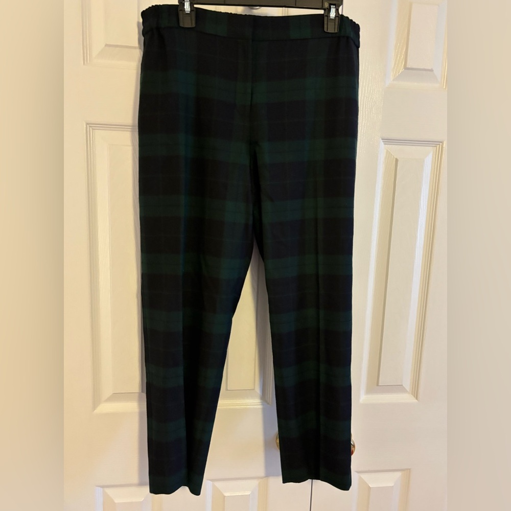 Talbots Black Watch Plaid Pants